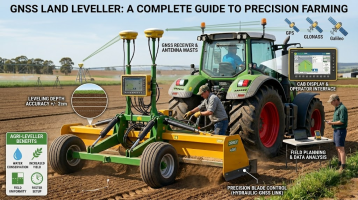 Apogee Agrotech blog covering modern farming techniques, laser land levelling, and agricultural equipment insights
